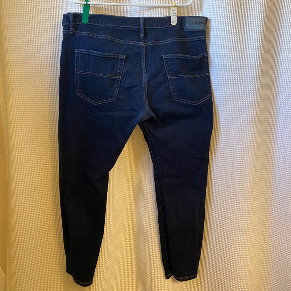 Lucky Jean Athletic Taper Dark Wash 38x30 skinny stretch jean - Picture 2 of 4